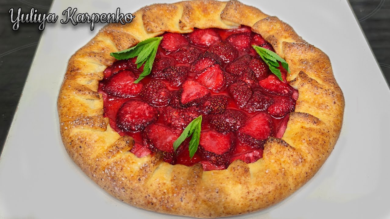 Творожное Тесто ► БЕЗУМНО ВКУСНО ► Галета с Клубникой