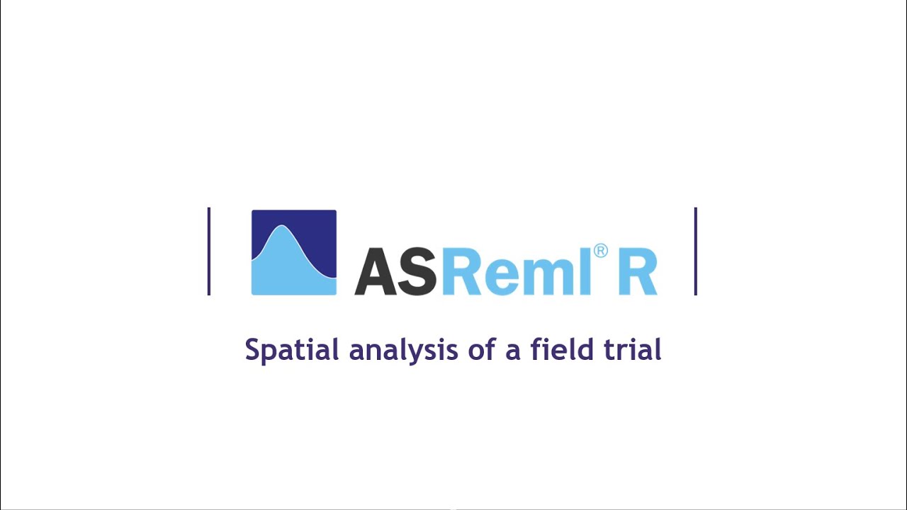 Spatial analysis of a field trial in ASReml R