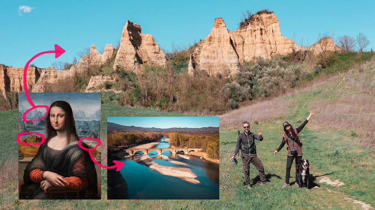 nel PAESAGGIO della GIOCONDA, visitiamo le BALZE del valdarno e Ponte Buriano, i luoghi di Leonardo