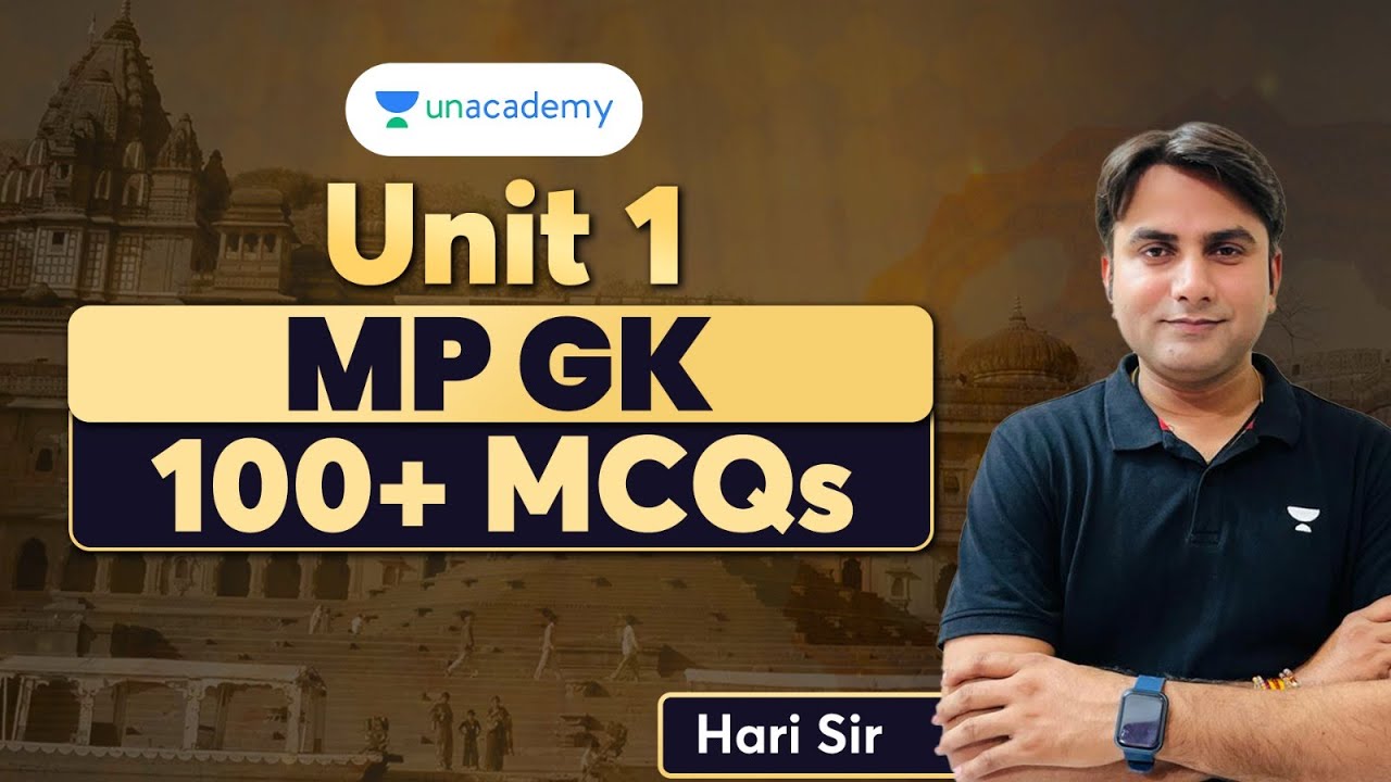 MPPSC PRE | UNIT - 1 | MP GK TOP 100 MCQs | MP History MCQs | MPPSC Prelims/Forest 2023 | Hari Sir