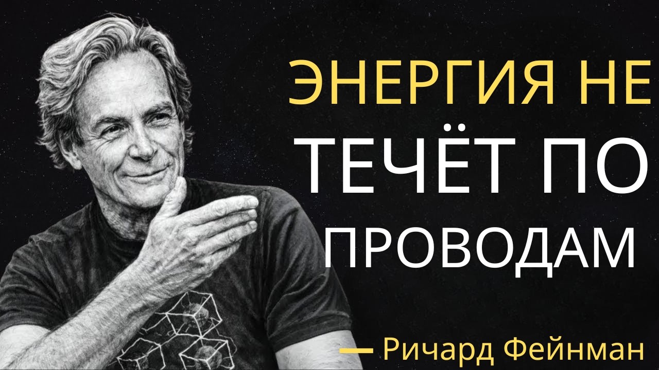 Ричард Фейнман.объясняет главное заблуждение об электричестве