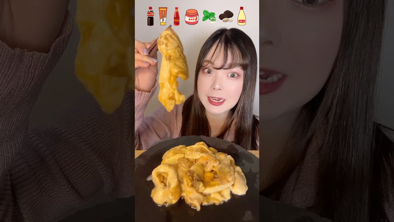 ホヤ食べたことありますか？#ホヤ #アラサー女子 #mukbang #モッパン #food