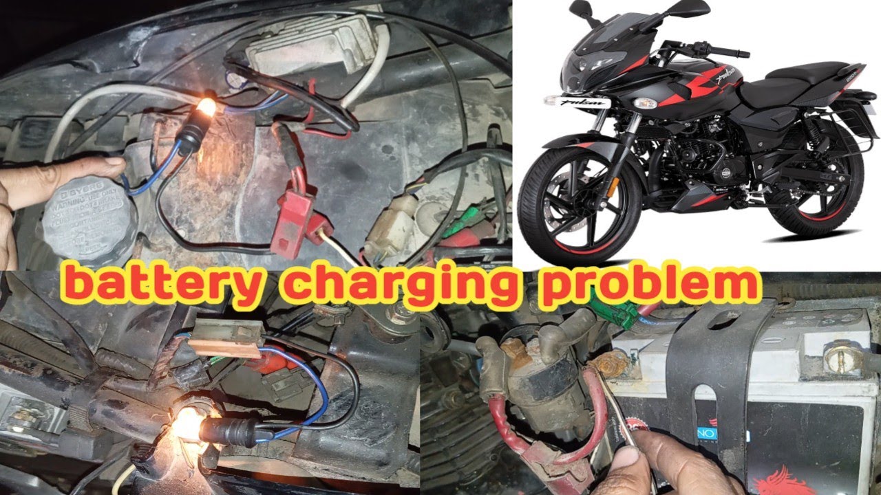 bajaj pulsar 220 battery charging problem ?