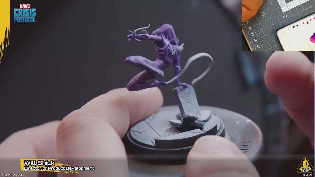 Painting Gwenom from Marvel: Crisis Protocol