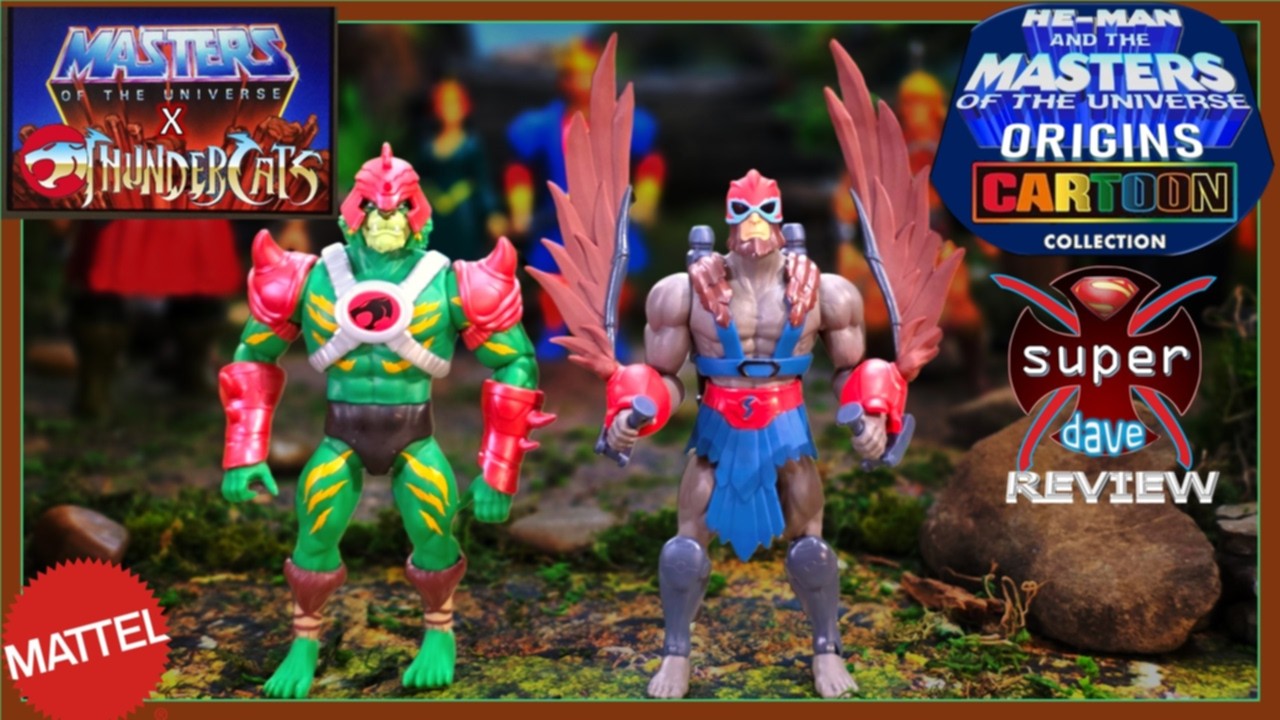 200X Stratos Cartoon Collection & Battle Cat Man Thundercats X MOTU Origins Review