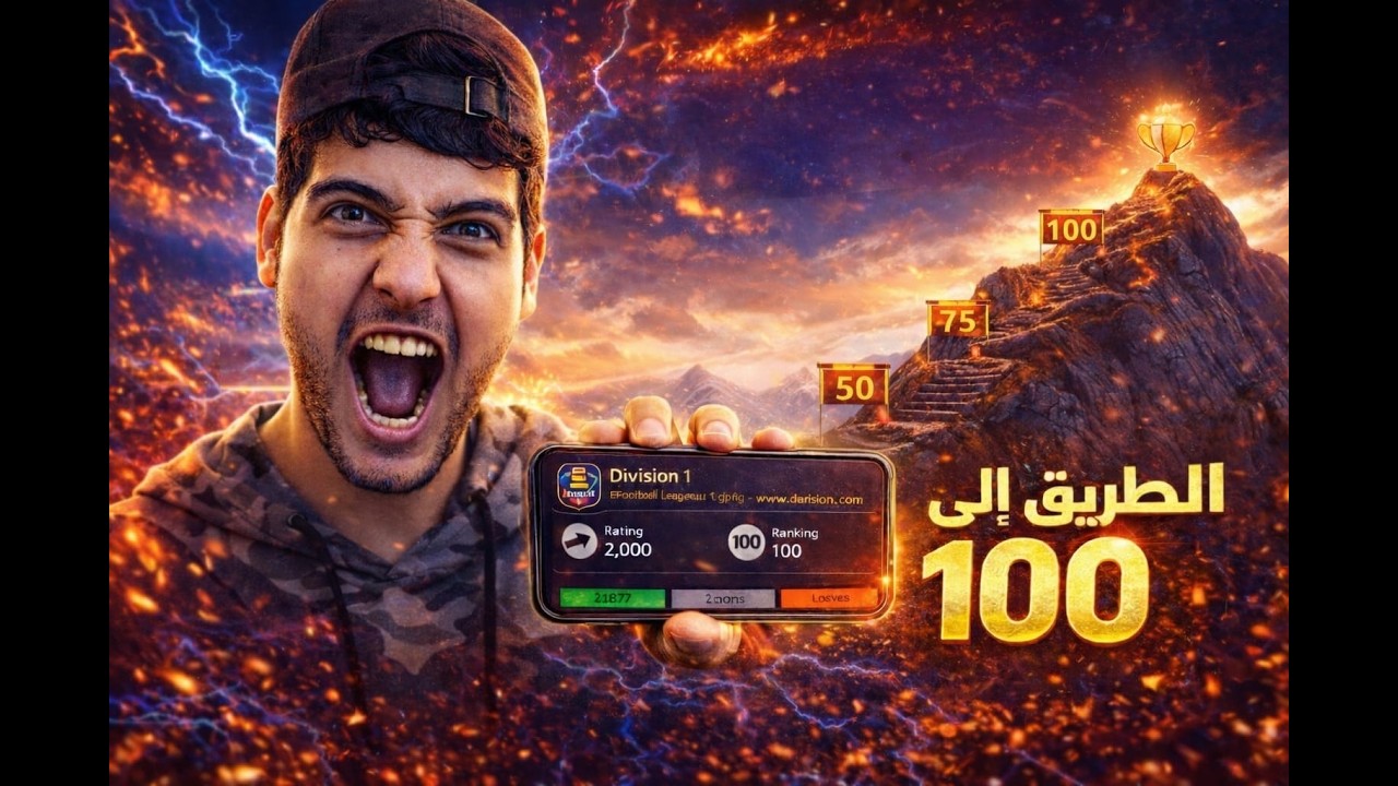 رحلة الوصول إلى التوب 1000☠️ الأمل الاخير🔥 بيس eFootball Mobile
