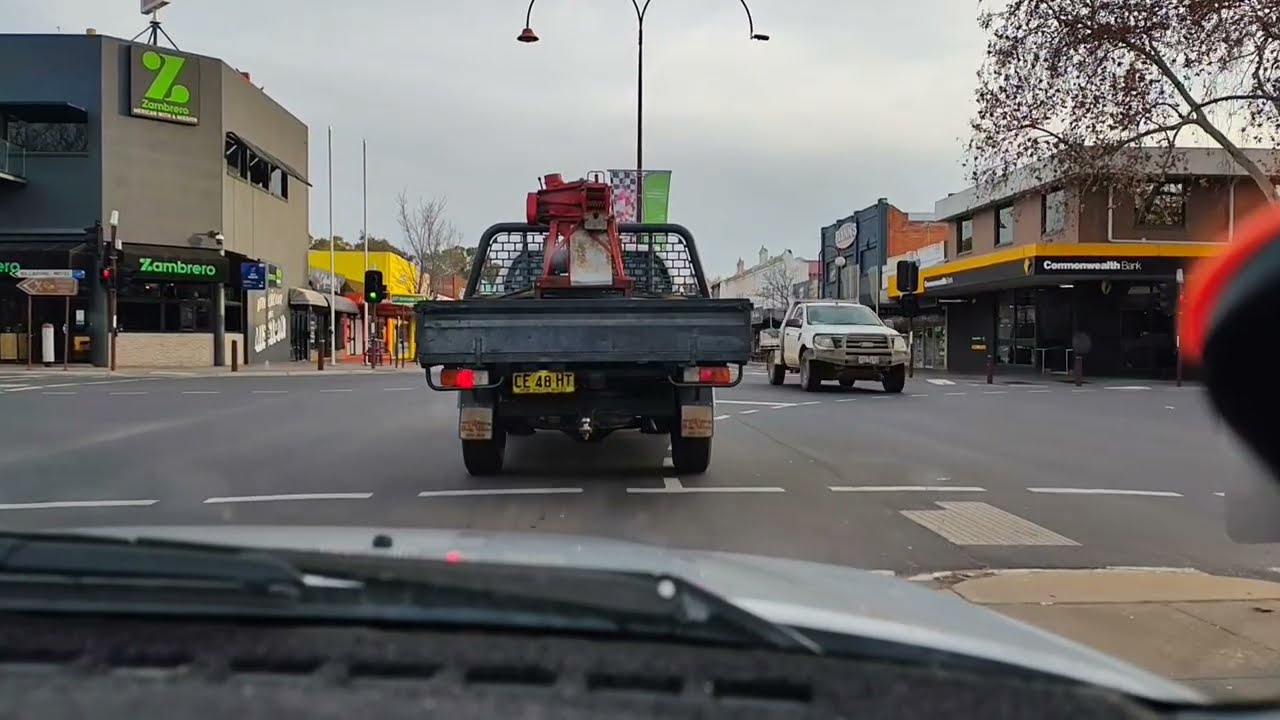 Driving through Wangaratta | Victoria, Australia.