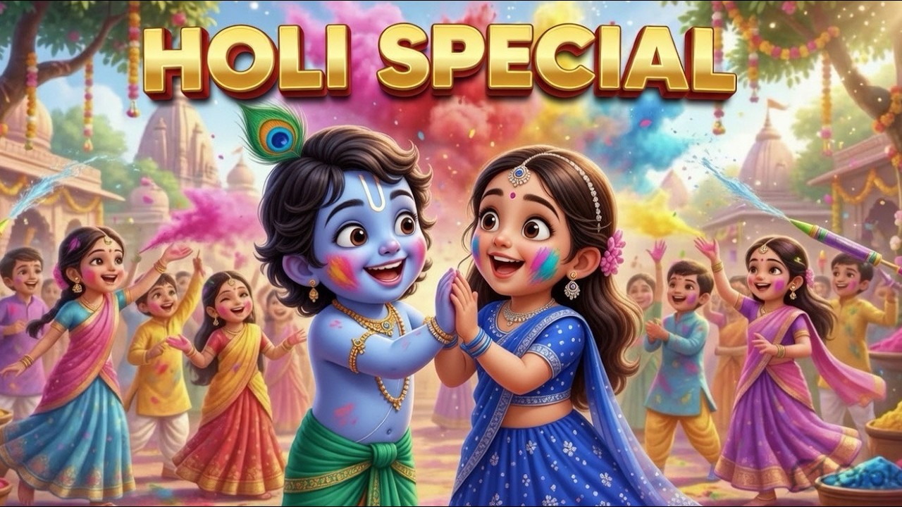 Vrindavan Mein Ude Re Gulal - वृन्दावन में उड़े रे गुलाल कह दो राधा रानी से |Holi SpecialBhajan #holi