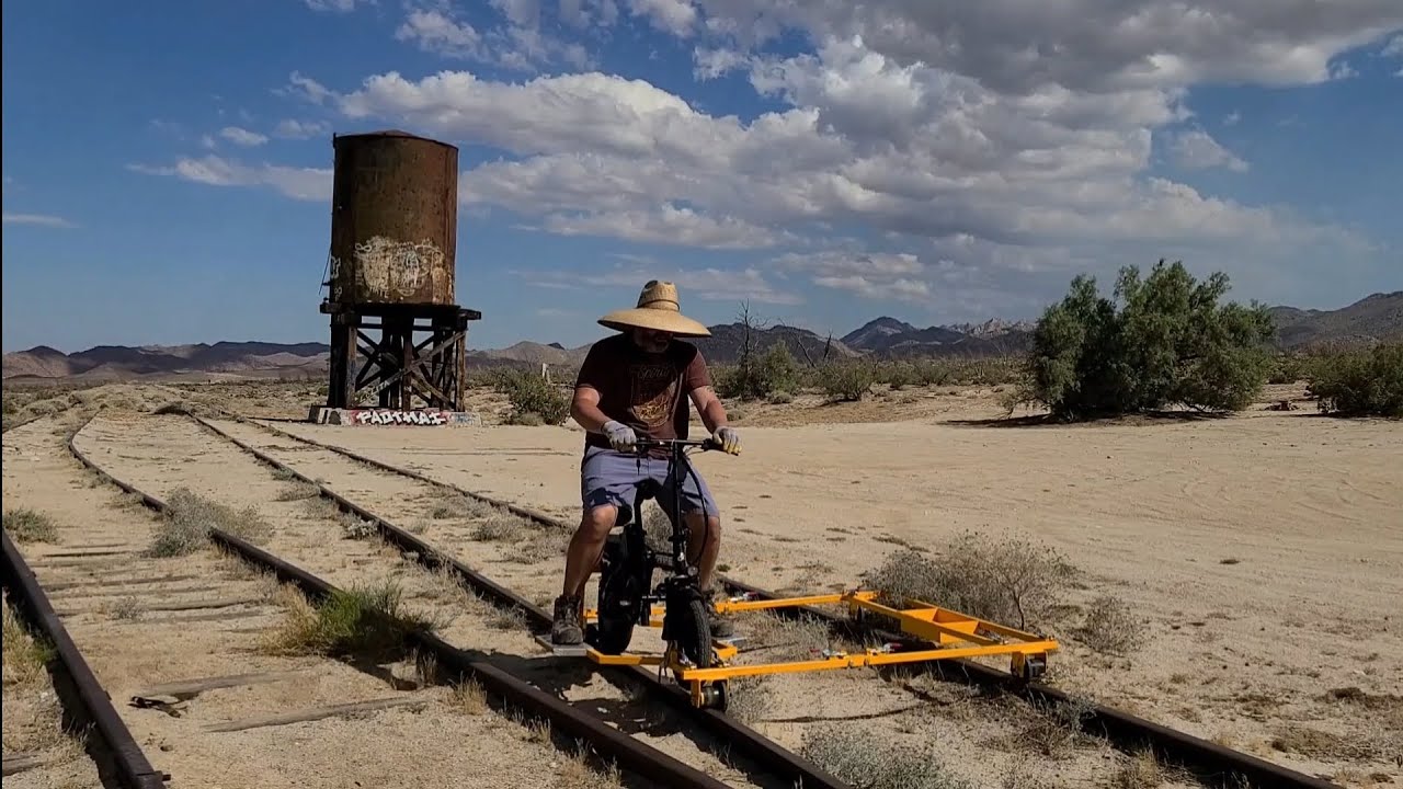 Tested out the new electric railbike setup and did some exploring