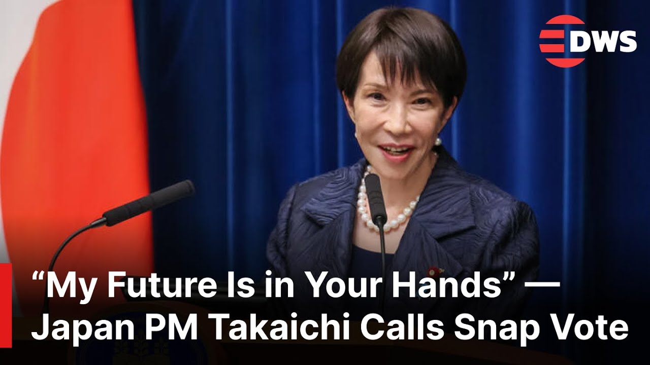 “Let the People Decide My Future” — Japan PM Takaichi Calls Risky Snap Election | AC1E