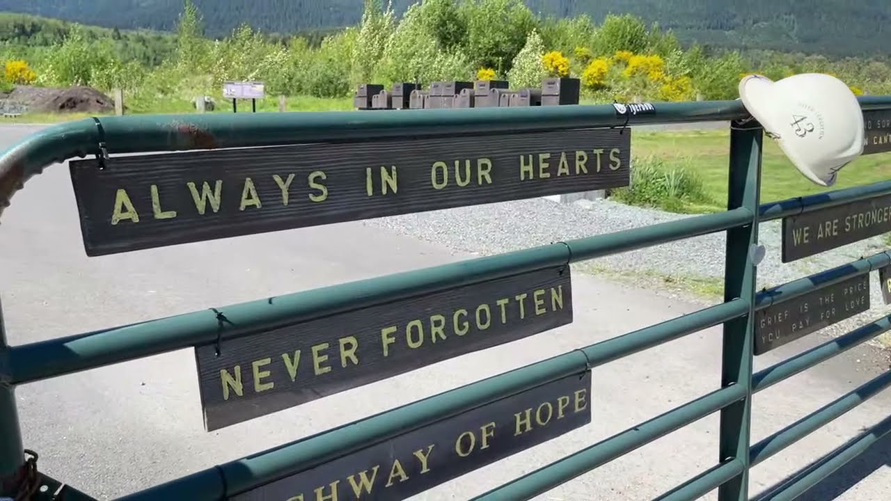 Oso, Washington. Landslide Memorial.