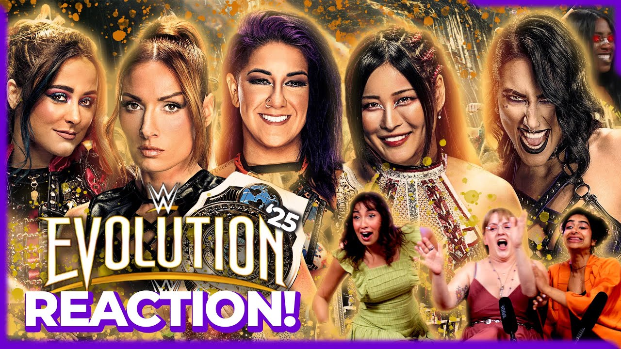 The Best Wrestling of the Year | Girls react to WWE Evolution 2025!!