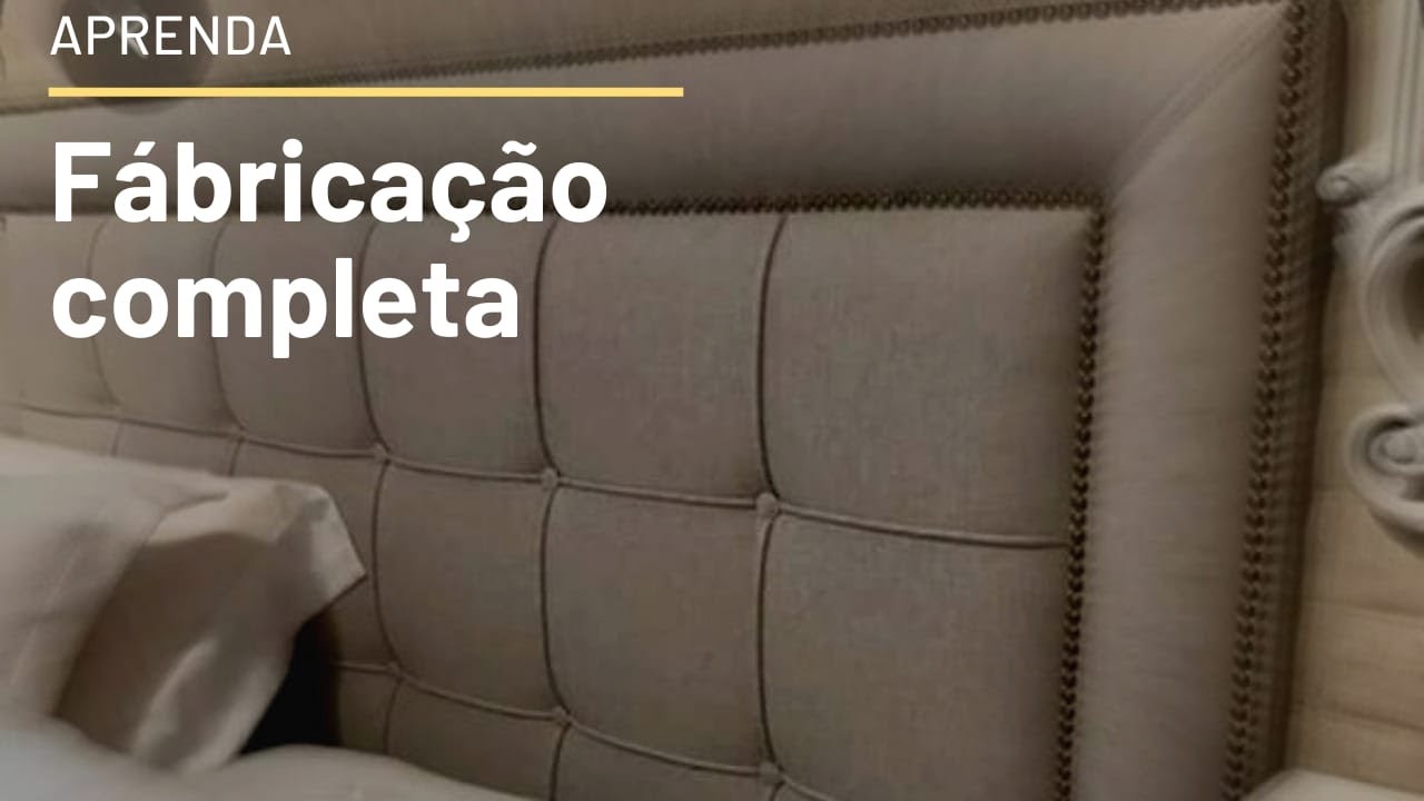 FAZENDO CABEÇEIRA ESTOFADA! /MAKING UPHOLSTERED HEADBOARD