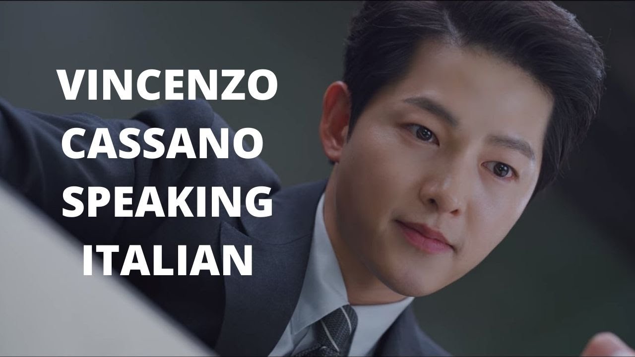 (ENG SUBS) Vincenzo Cassano speaking Italian for 3 minutes | Song Joong Ki speaking Italian CUT
