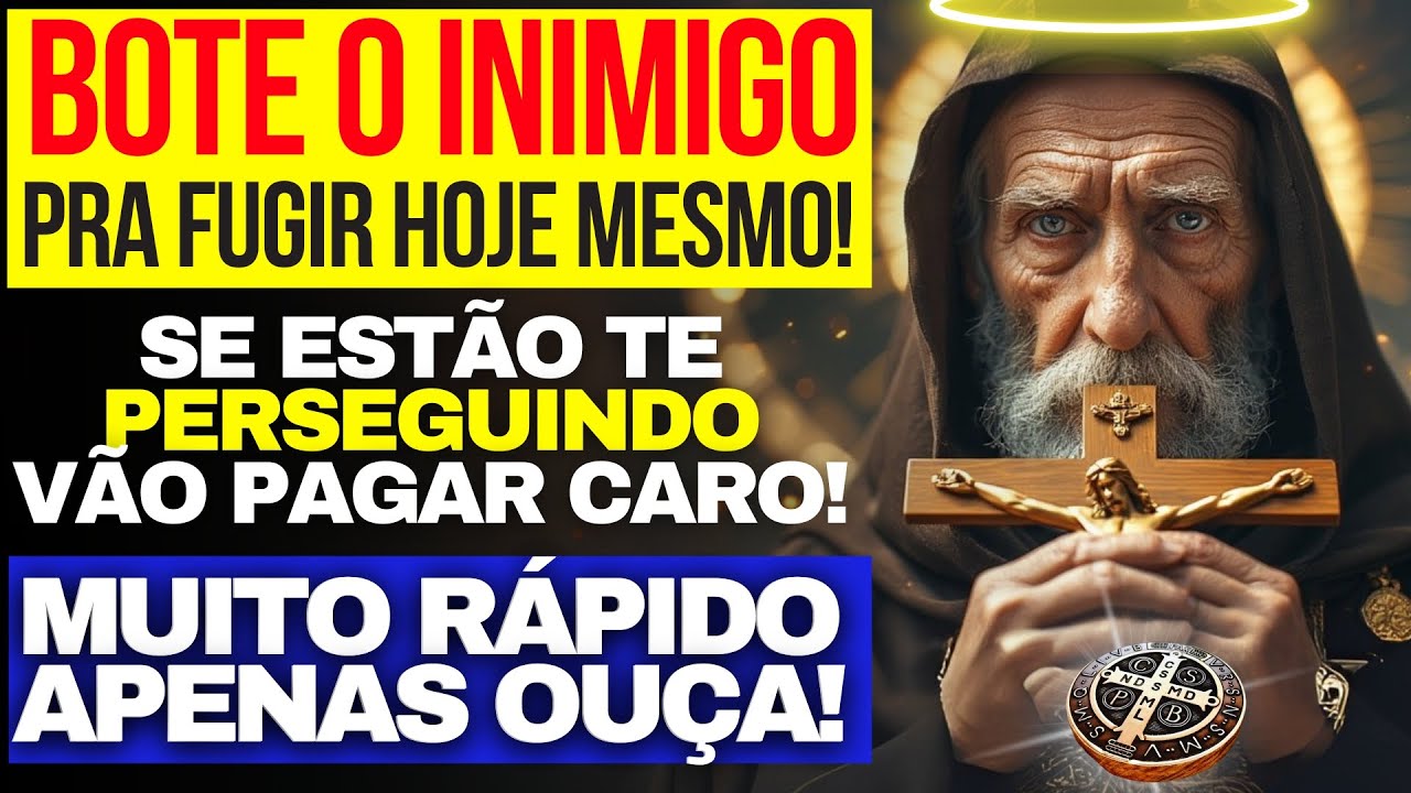 ORAÇÃO DE COMBATE ESPIRITUAL: SÃO BENTO NÃO PERMITIRÁ PERSEGUIÇÕES DO INIMIGO! ACABE COM ISSO AGORA!