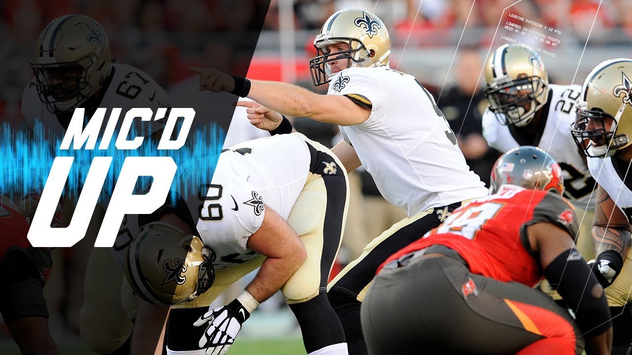 Drew Brees Mic'd Up vs. Buccaneers 