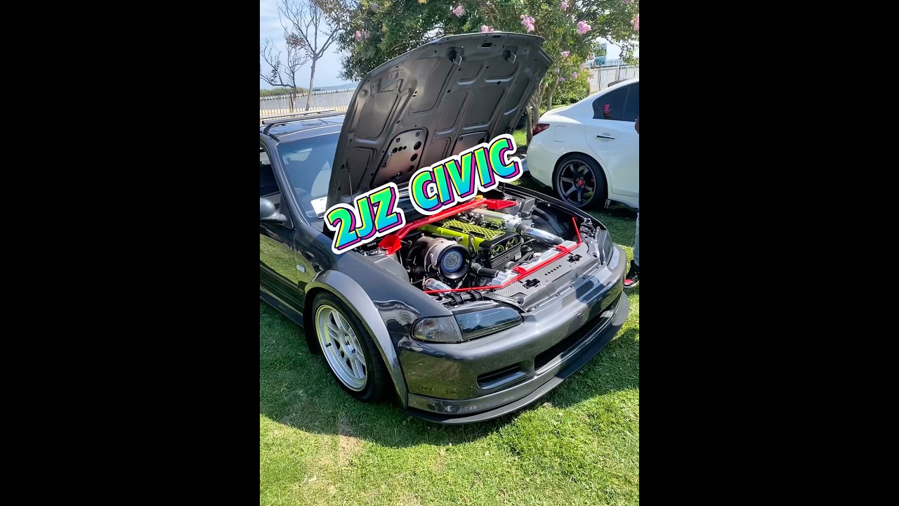2JZ Civic WideBody,The level of detail🤯💯🔥