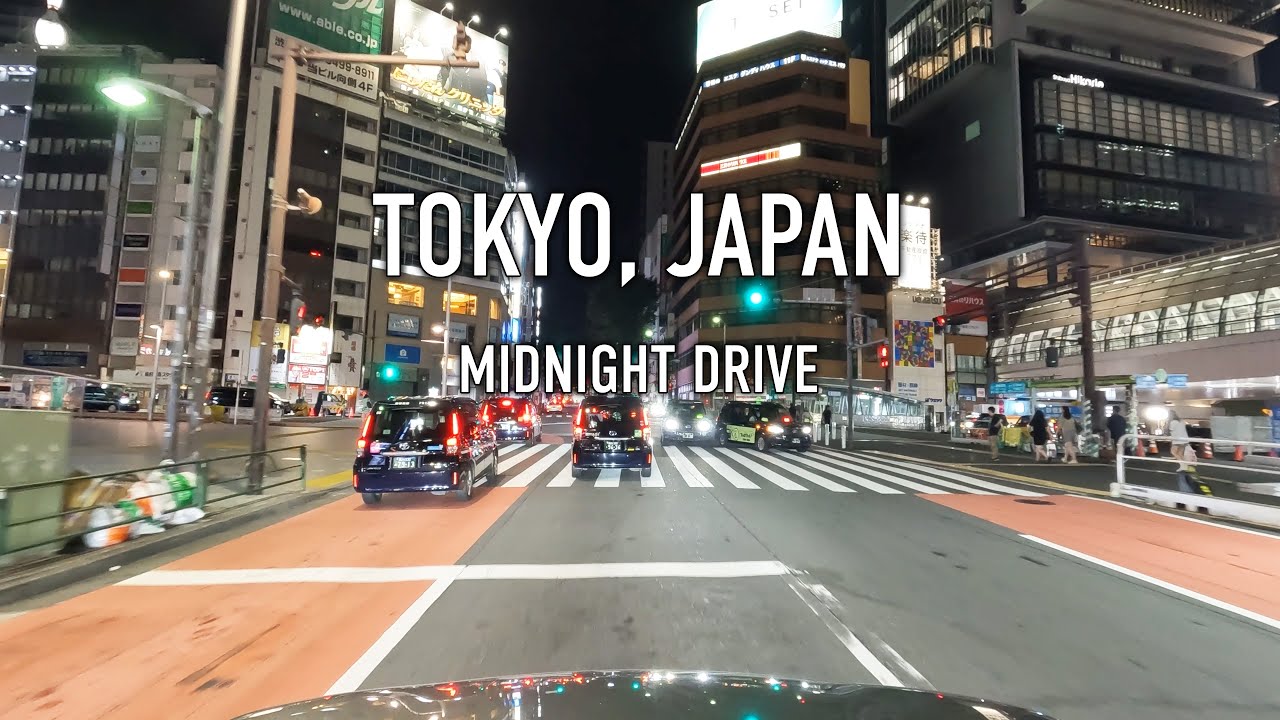 Tokyo Midnight Drive in 4K