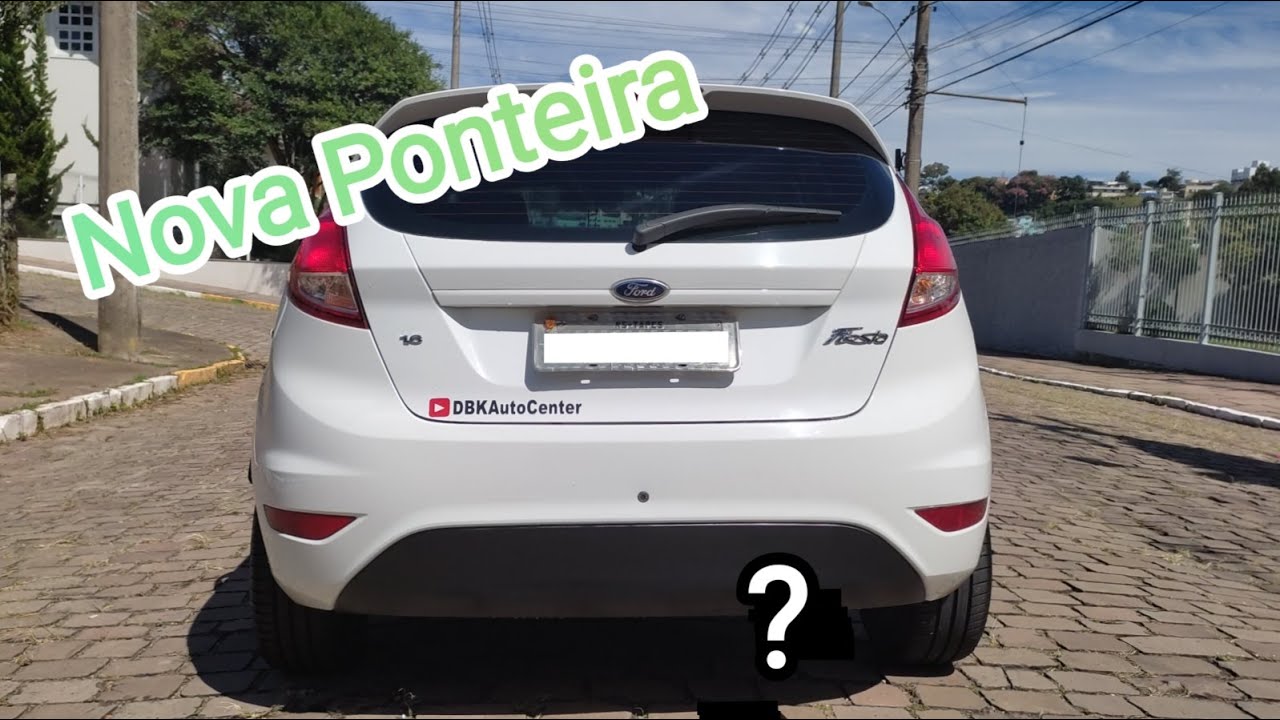 Como retirar moldura do parachoque traseiro New Fiesta + Ponteira Nova