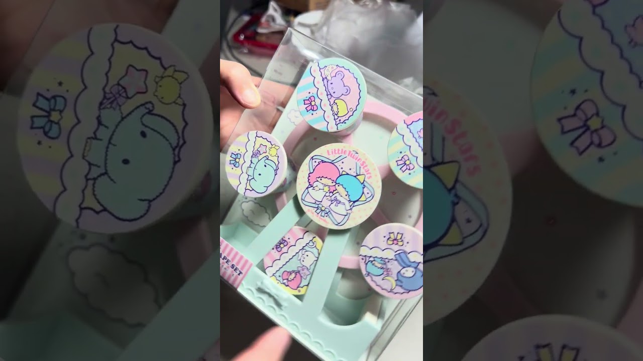 雙子星摩天輪紙膠帶