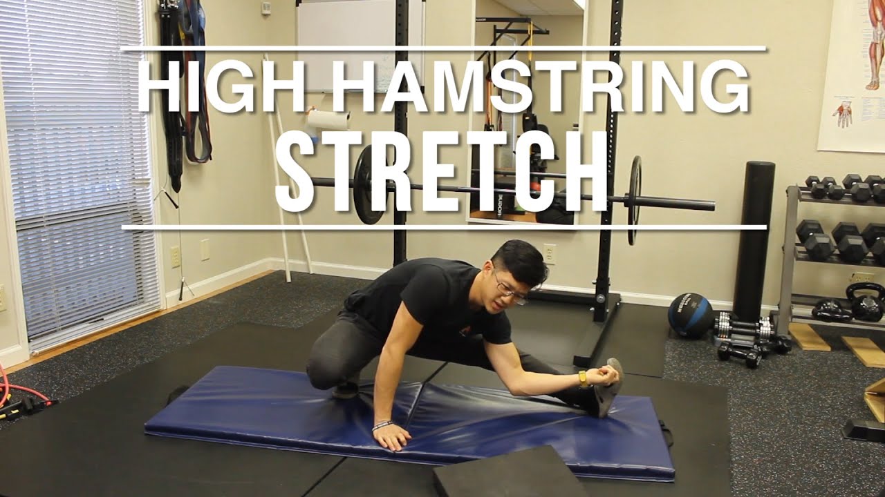 High hamstring stretch - the bent knee cossack stretch