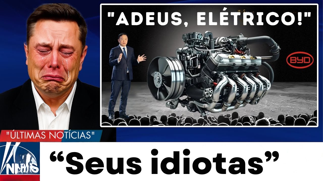 Há 5 Minutos: CEO da BYD Acaba de Lançar uma Bomba Sobre Motor Híbrido — Os Elétricos ACABARAM!