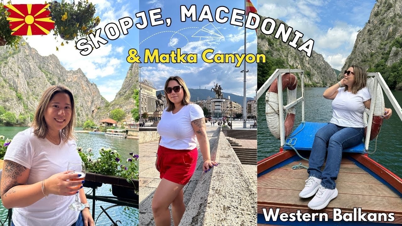 Exploring Skopje & Matka Canyon, North Macedonia 🇲🇰 & I hitchhiked?!🙊 Western Balkans solo trip