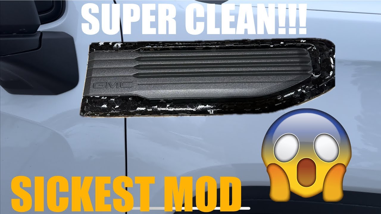 GMC fender badge | clean mod | must do | easy diy