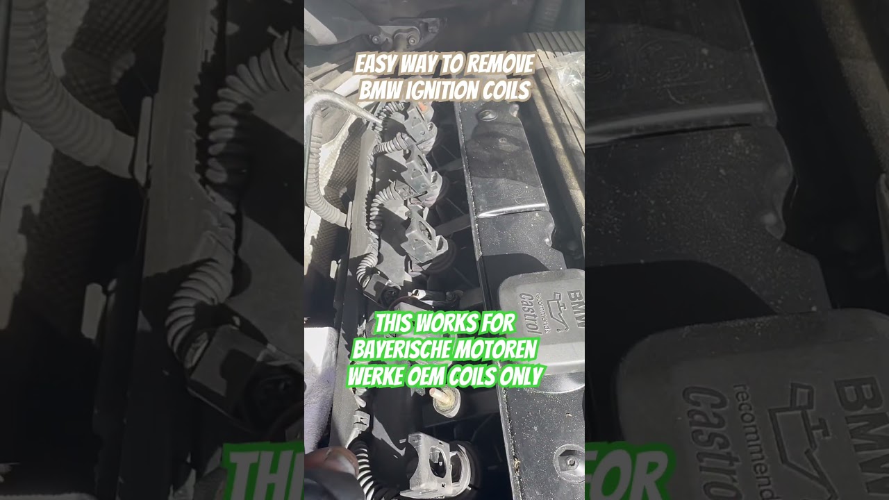 BMW Ignition Coil Removal Tip  #mobilemechanic #automobile #houston #bmw