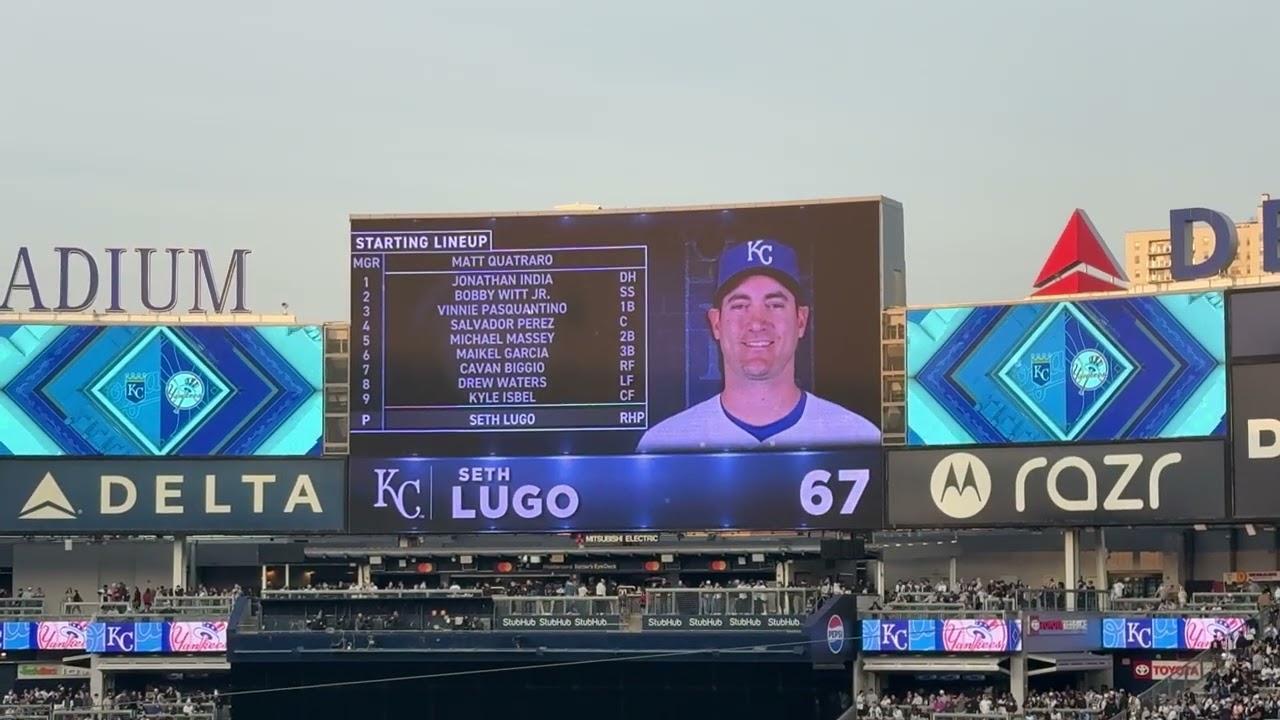 Kansas City Royals Vs New York Yankees Starting Lineup April 14 2025 ⚾️