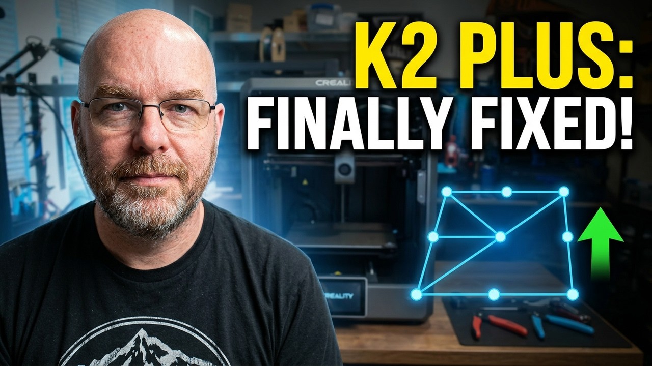 Обновление Creality K2 Plus: как я наконец-то исправил проблему с адаптивной калибровкой стола.