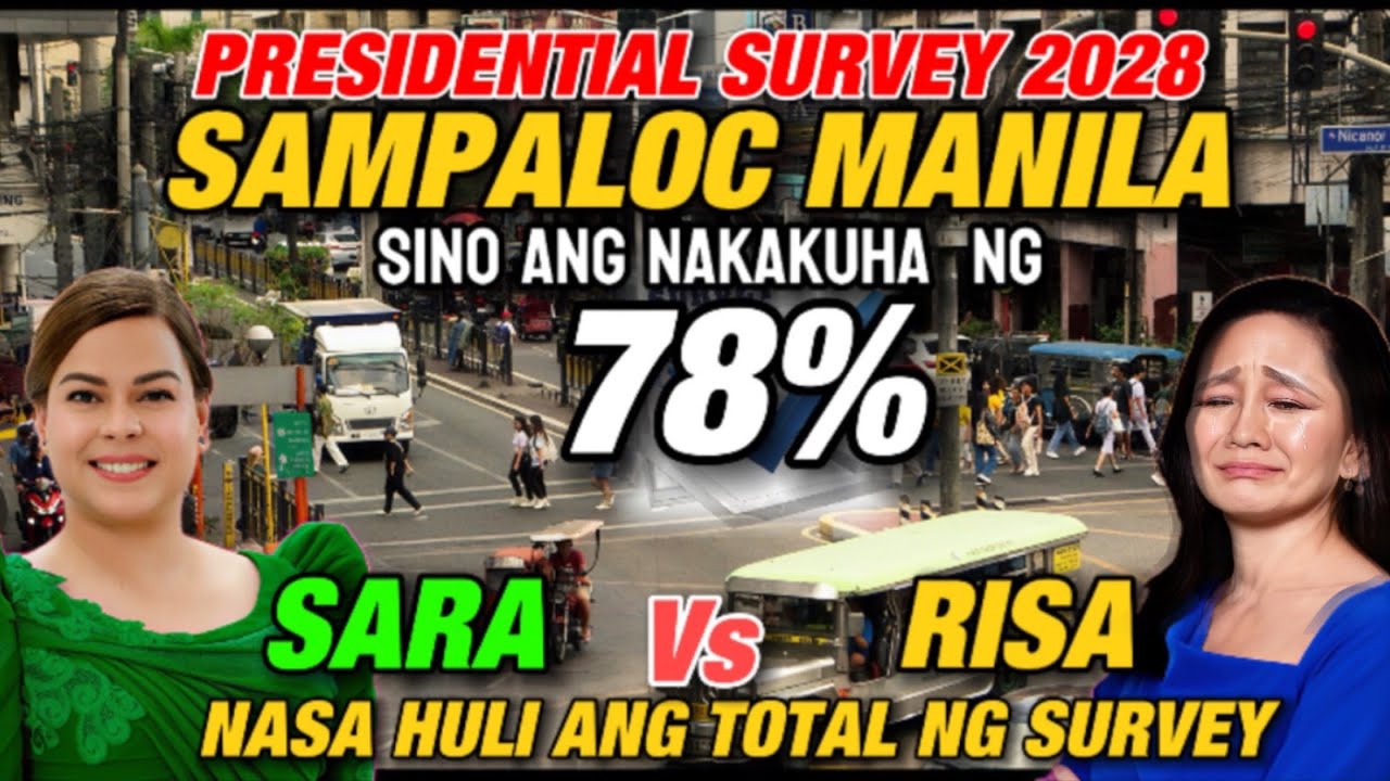 Presidential Race 2028: Sara Duterte vs Risa Hontiveros | Survey sa Sampaloc, Manila