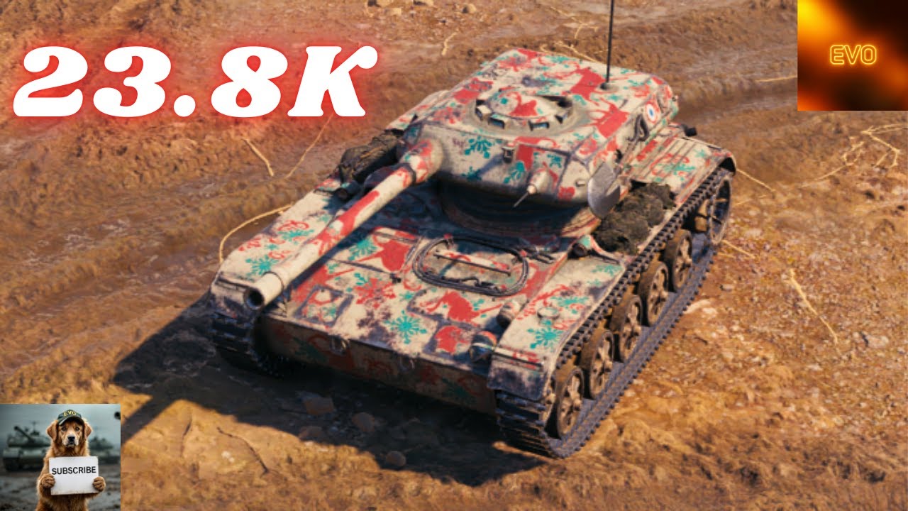23.8K Spot  Damage with ELC EVEN 90  12.8K  & ELC EVEN 90  11K   World of Tanks