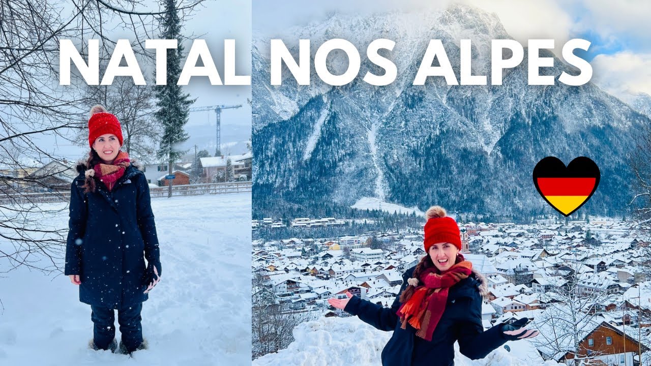 Natal e Ano Novo nos ALPES 🇩🇪 + Passeio na divisa com a Áustria 🇦🇹 #vlog