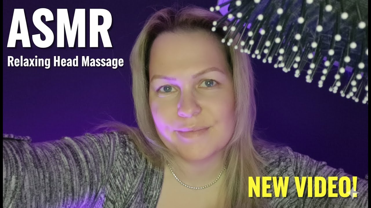 ASMR Head Massage & Gentle Brushing for Deep Relaxation (no talking, no tapping, no mouthsounds)