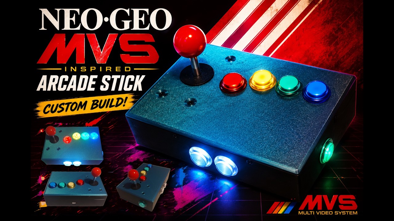 I Made a Neo Geo MVS Inspired Arcade Stick
