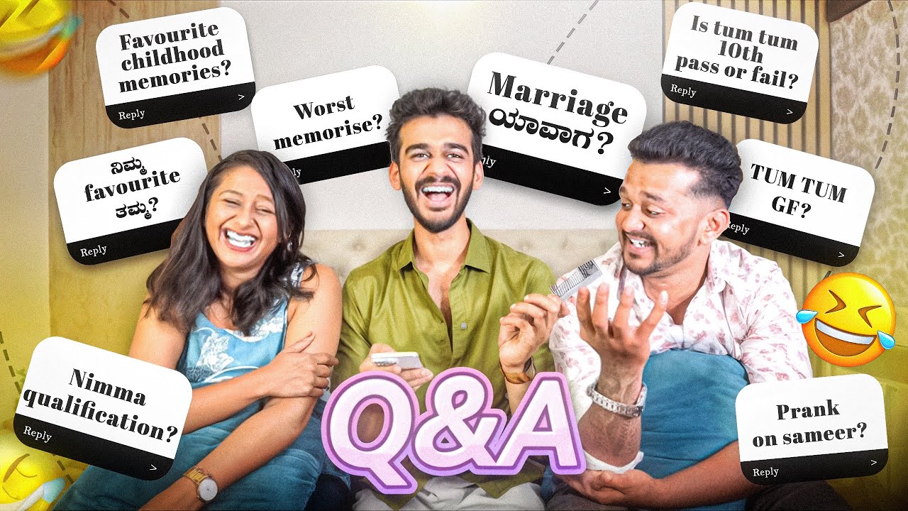 Q&A With Akka and Tum Tum 😬 | Samsameer_insta