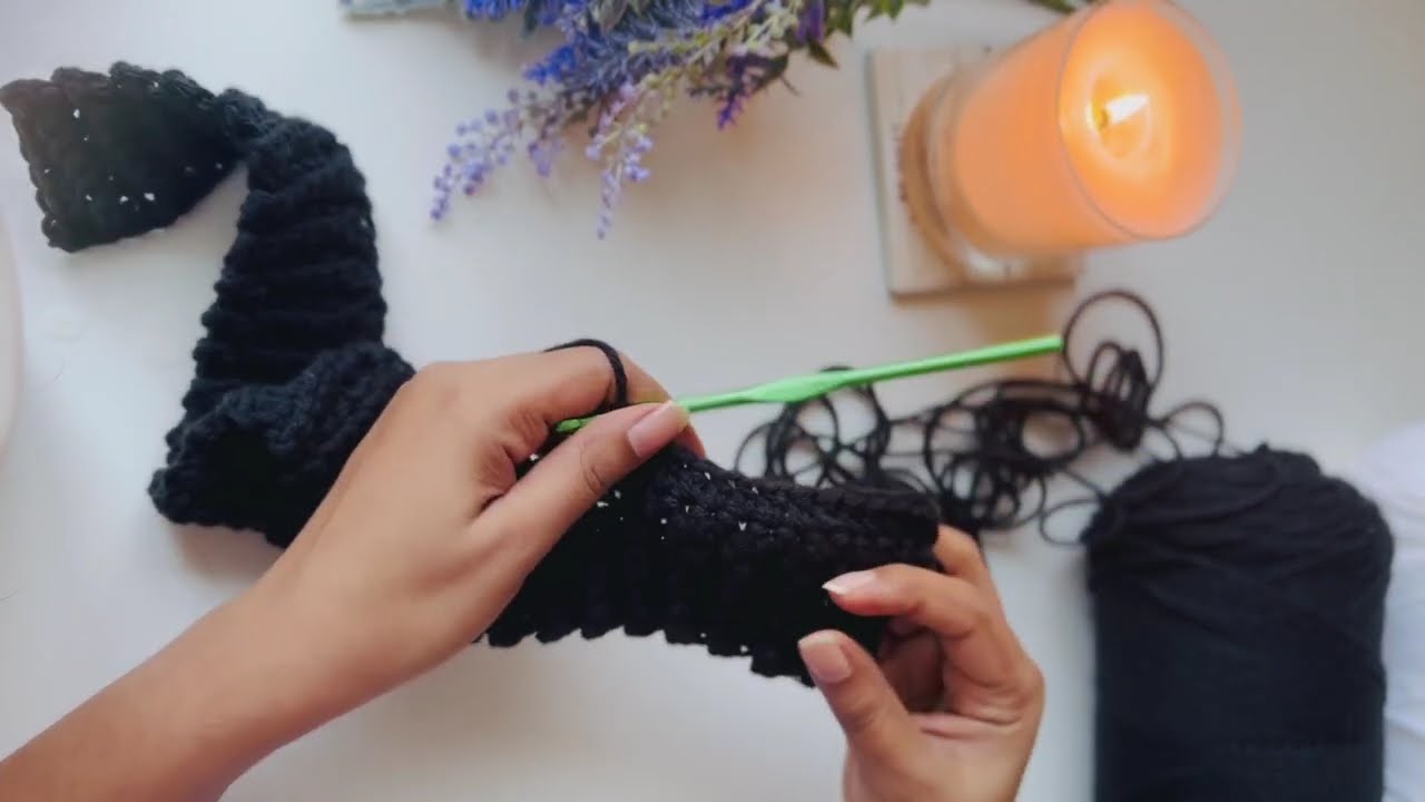 Beginner friendly two color crochet sweater tutorial for Women