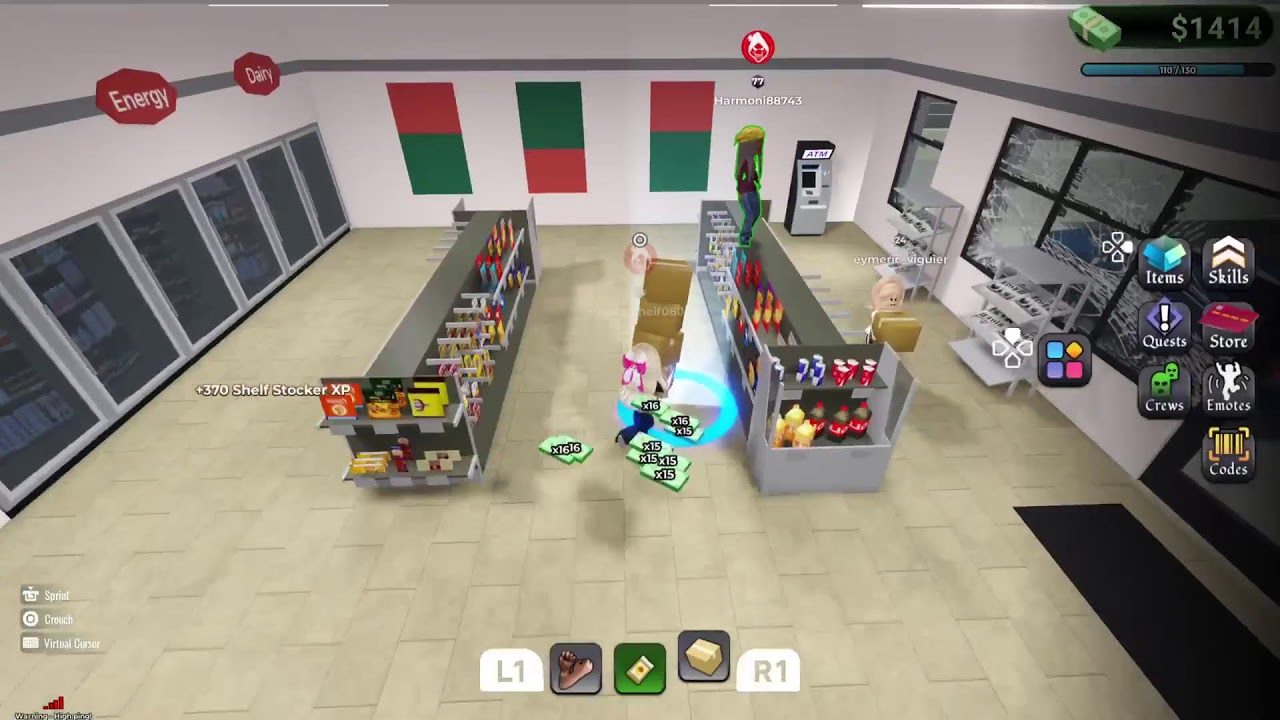 Random blockspin play