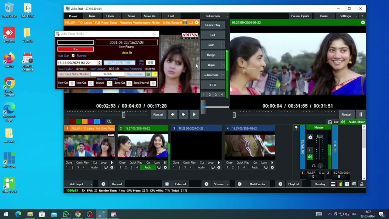 VTIMER #VMIX SCHEDULER 2024#