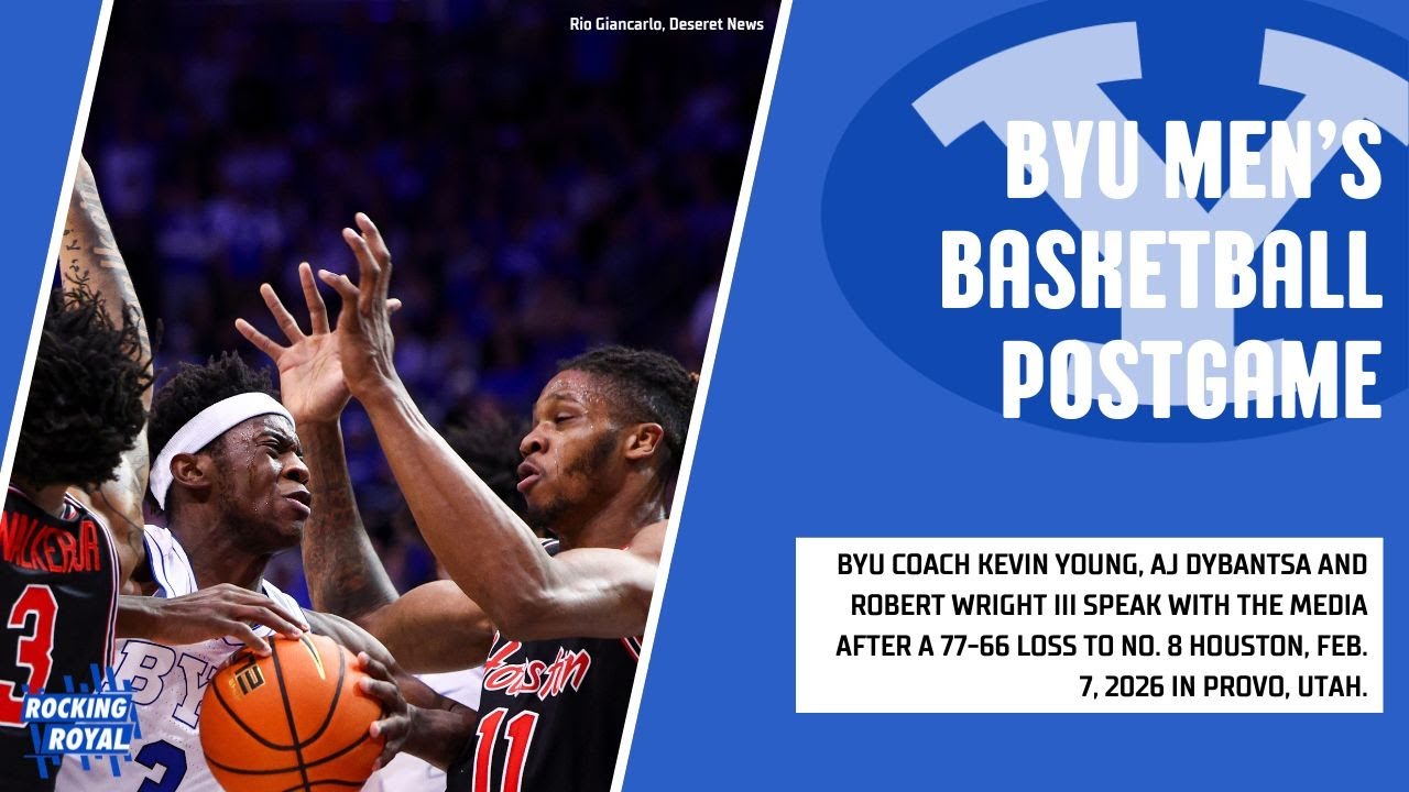 Men's Basketball | BYU vs. Houston | Kevin Young, AJ Dybantsa, Rob Wright III