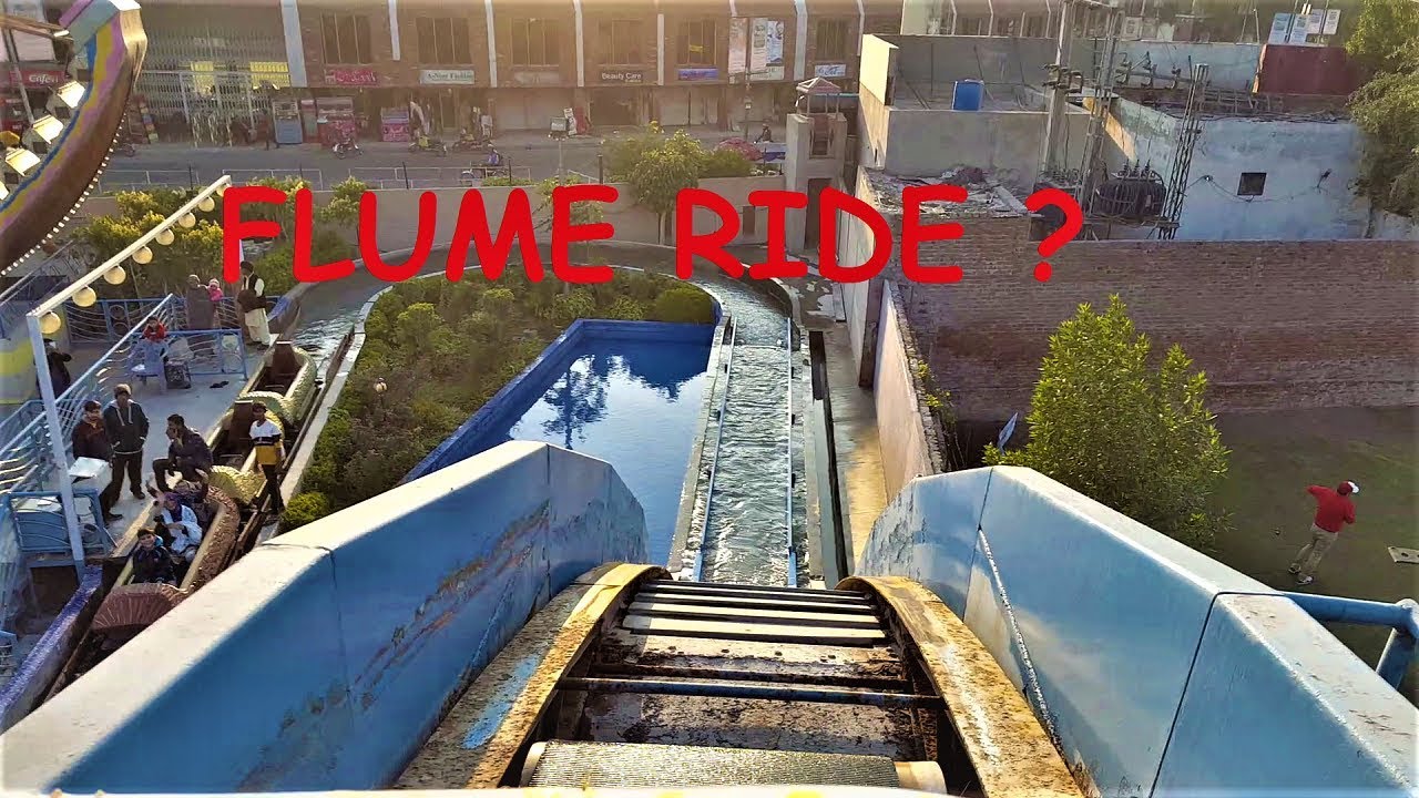 Flume Ride in Sindhbad Park,Faisalabad! - (HD)