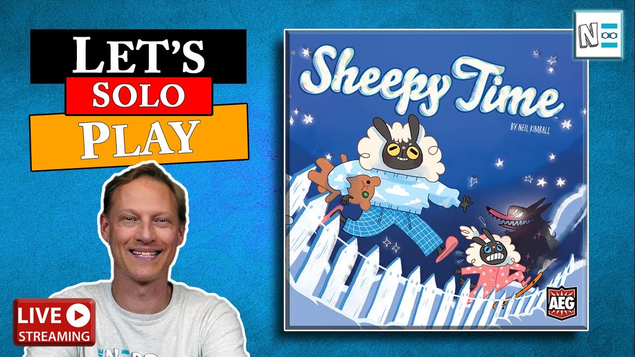 Solo SHEEPY TIME - Board Game Live Playthrough #79
