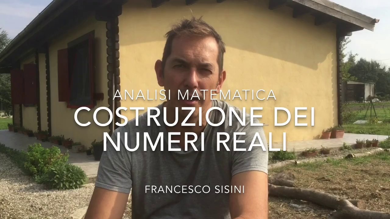 I numeri Reali, costruzione con sezioni di Dedekind