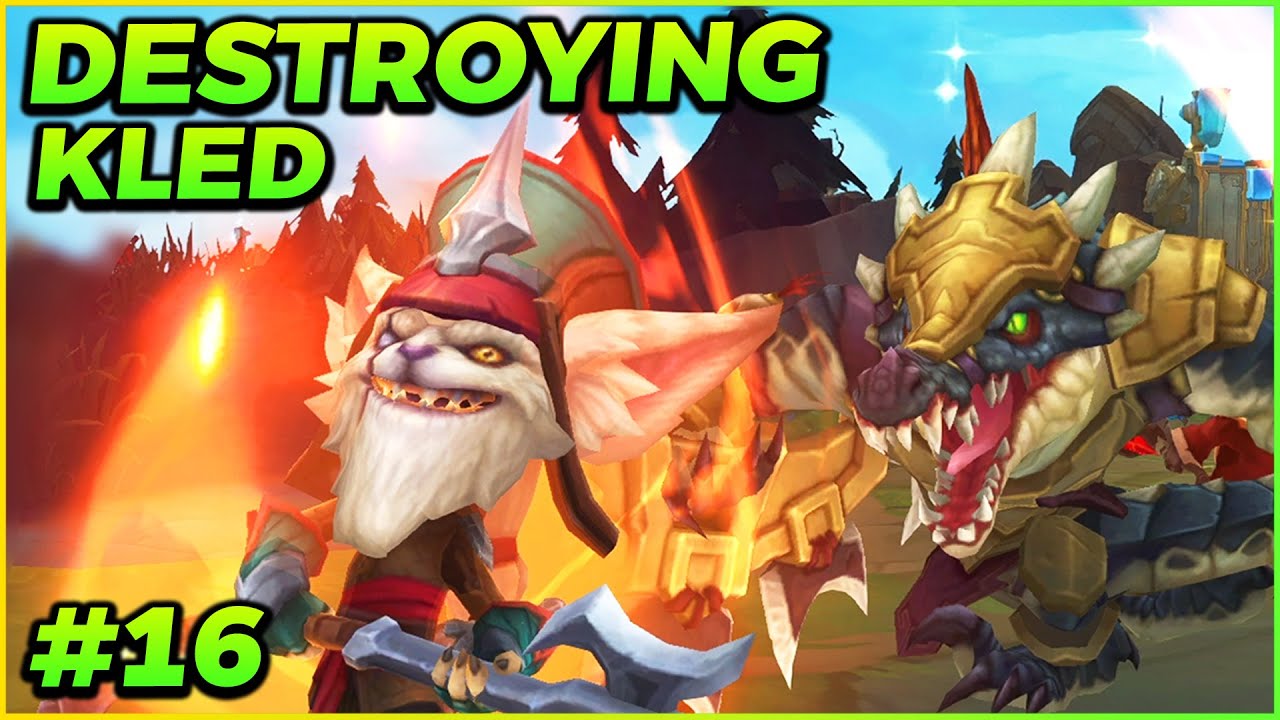 Eradicating Kled Toplane | Renekton Vs Kled | Commentary #16