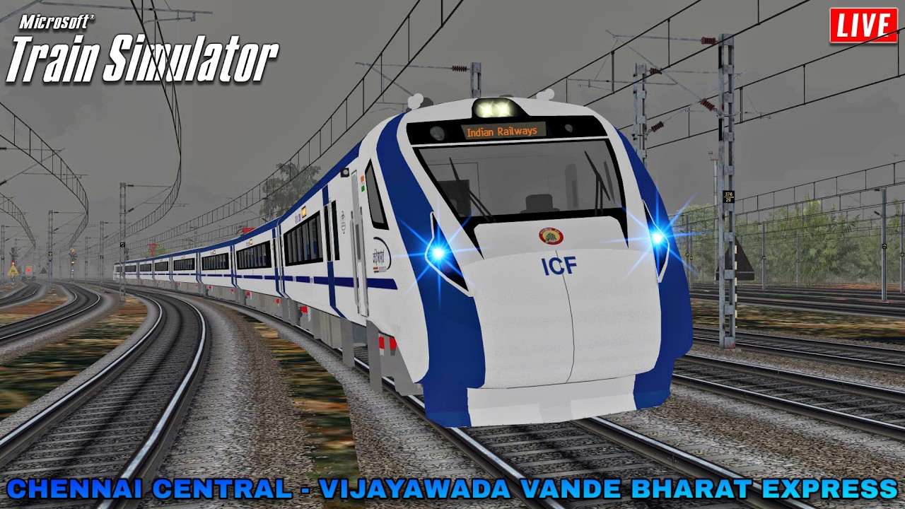 Full Priority Run Till Vijayawada ? | 20677 Chennai – Vijayawada Vande Bharat Express | MSTS LIVE