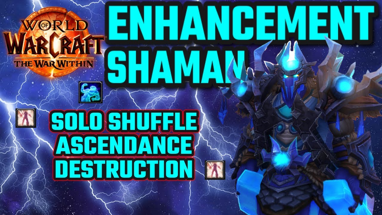 CRAZY Solo Shuffle COMEBACK - Enhancement Shaman 11.0.5 The War Within