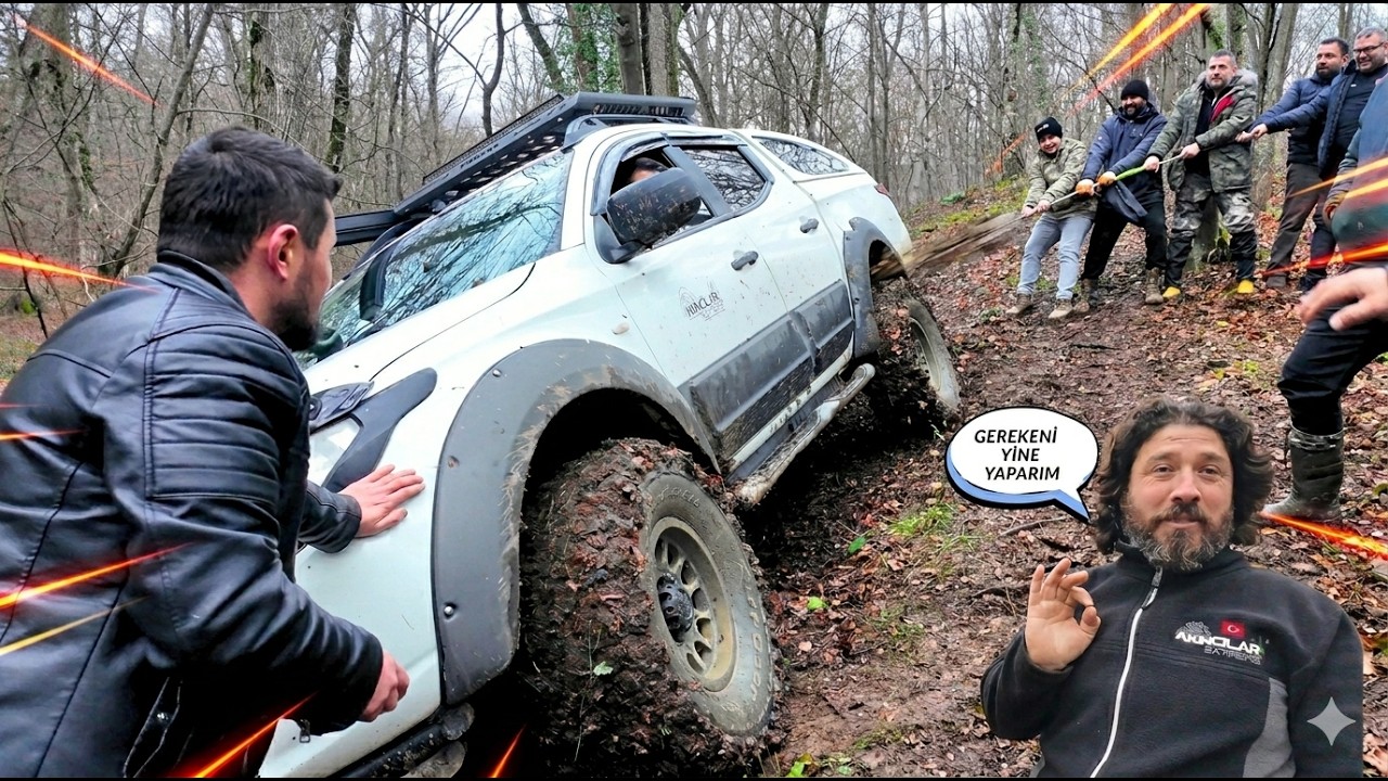 M57 PATROL, 2JZ PATROL, 2.8 HILUX, L200 ÇAMURLU ORMAN PARKURU...#akıncılarextreme #offroad