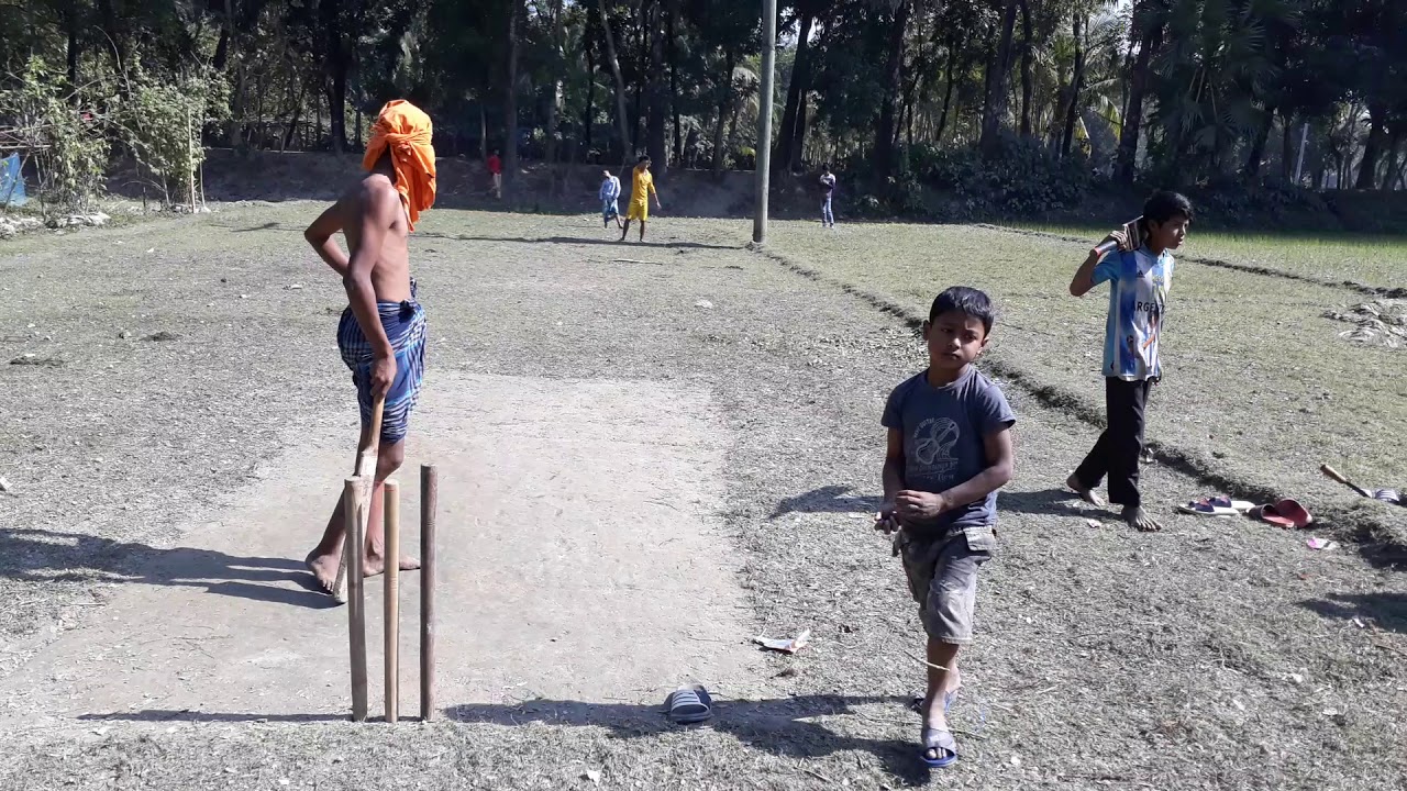 Village cricket in Bangladesh | local boys playing Cricket