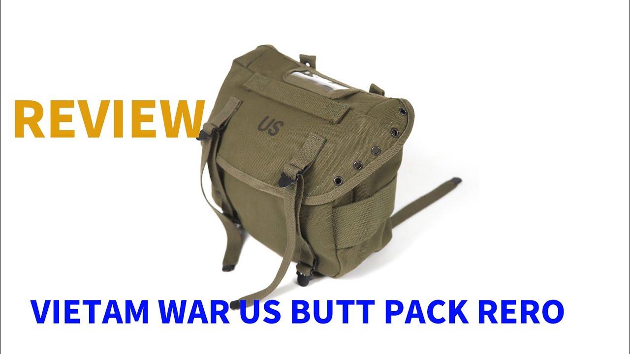 M1956 US VIETNAM WAR BUTT PACK REPRODUCTION REVIEW